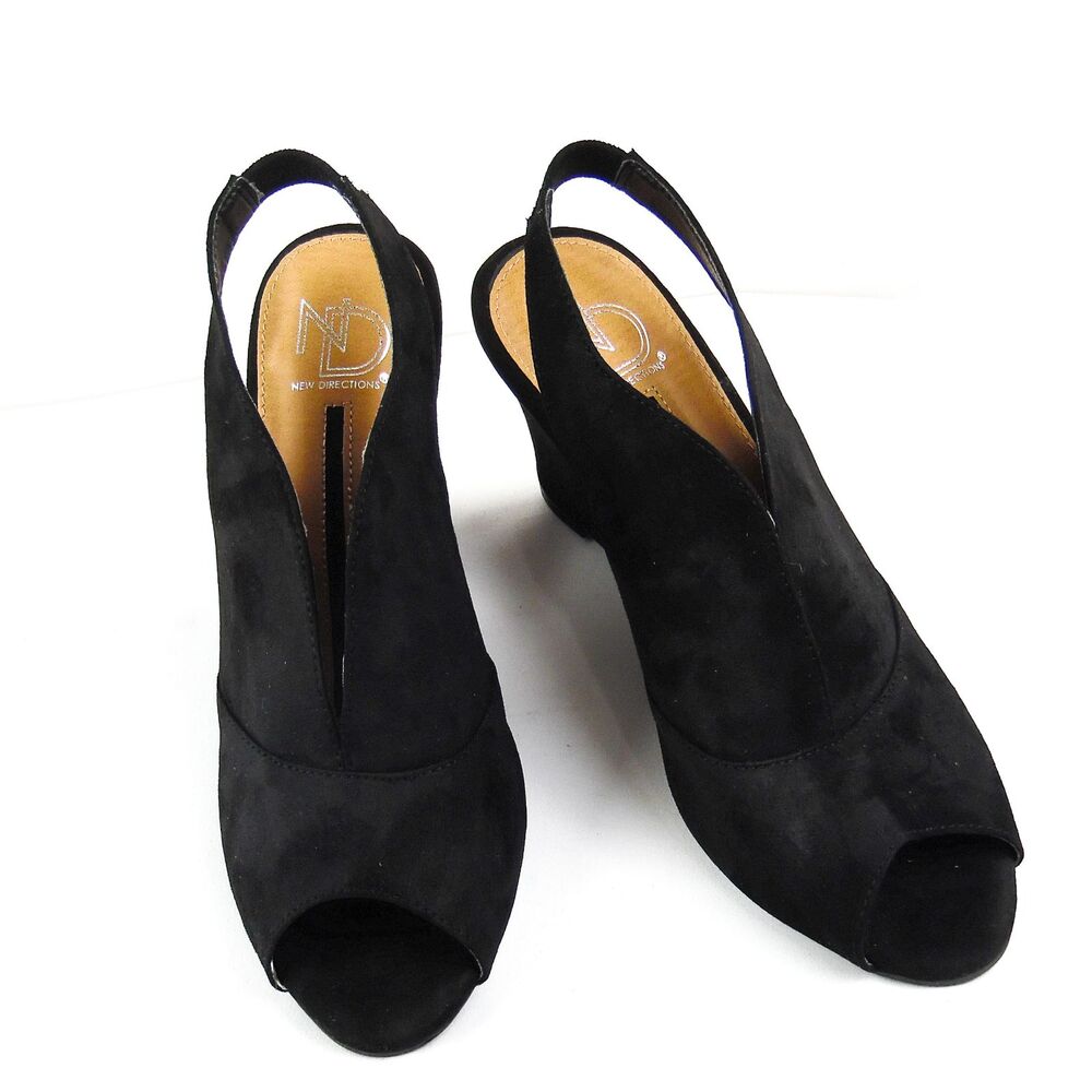 New Directions Women's Sandals Size 7 Black Summer Formal